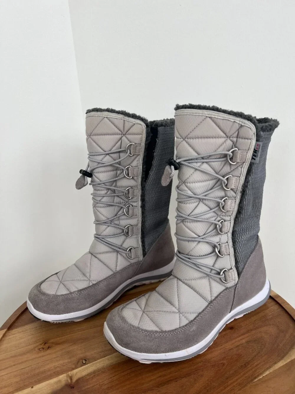 L.L. Bean Snowfield Quilted TEK2.5 Waterproof Insulated Tall‎ Winter Boot Sz 7.5